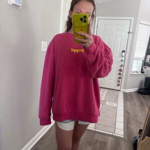 Poppy Women's Pink Sweatshirt